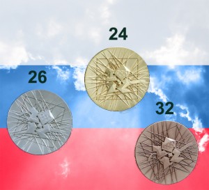 Количество наград сборной России, Олимпийские игры, Лондон 2012