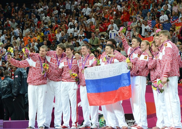 Мужская сборная России по баскетболу бронзовый призер Лондона-2012