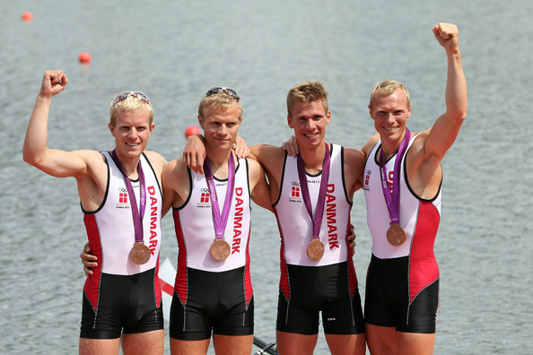 3. Дания (слева-направо: Барсё Якоб, Йоргенсен Мортен, Винтер Каспер, Эббесен Эскилд)